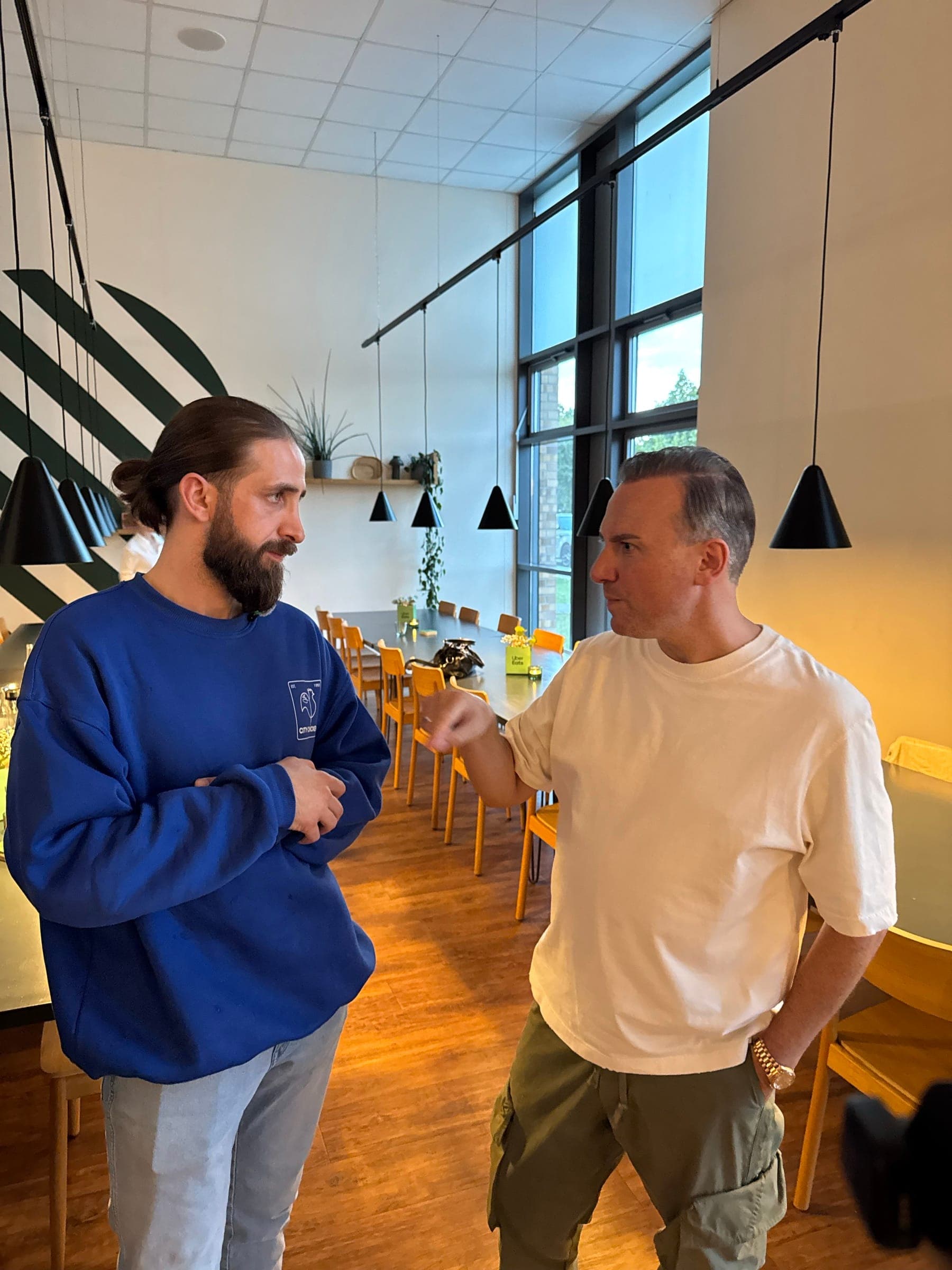 Backstage im Gespräch bei den Uber Eats Awards