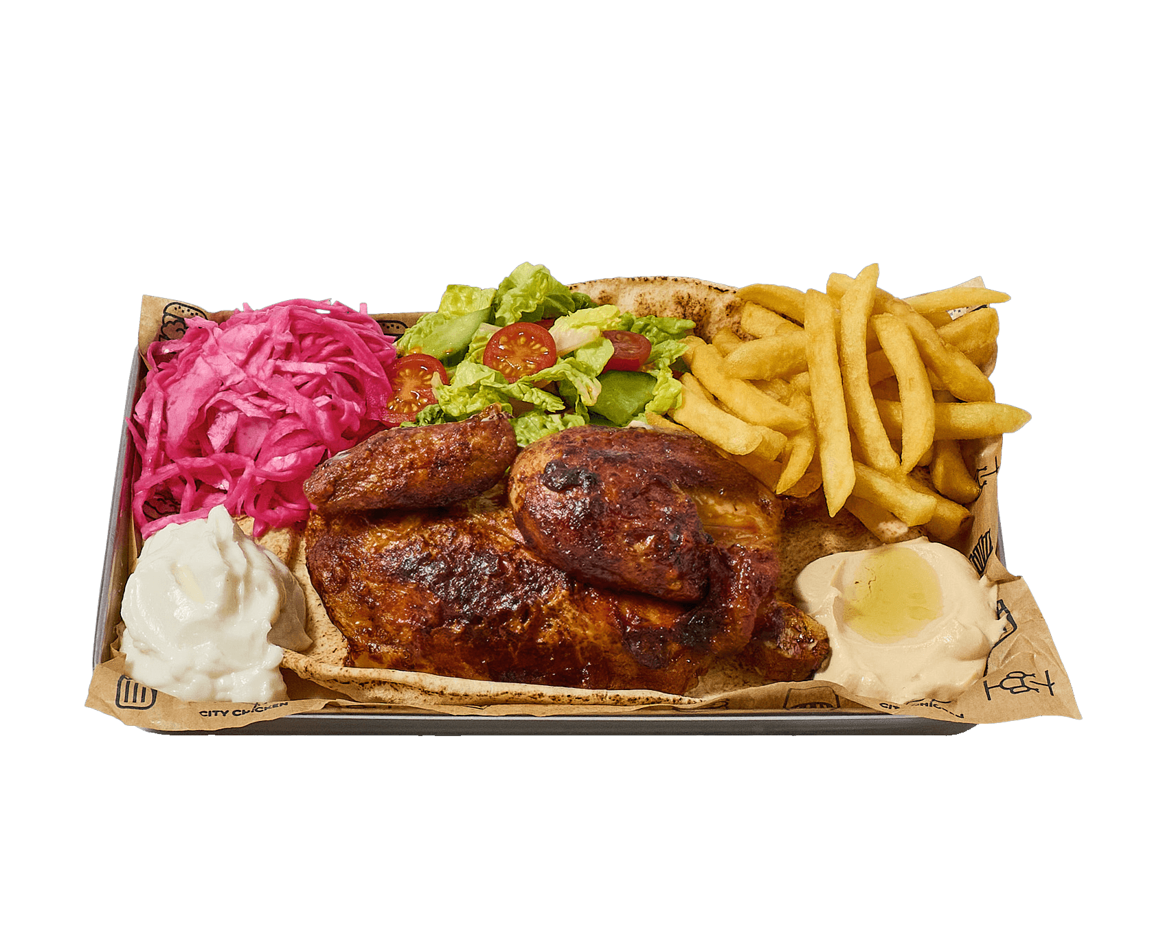 Menü Klassik mit Pommes