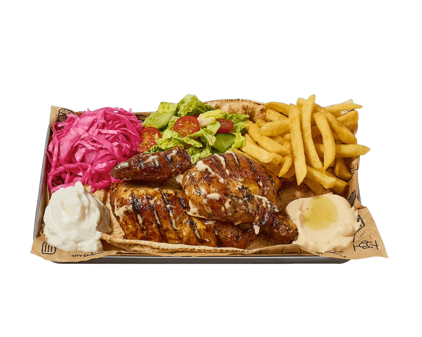 Menü Spezial mit Pommes